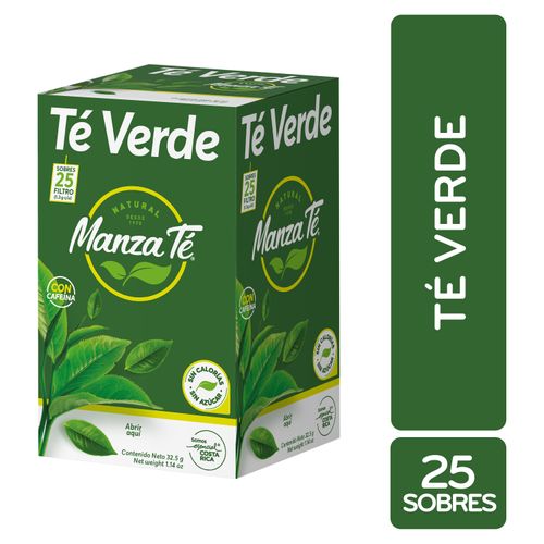 Té Verde Manzate Caja 25 Uds - 32.5 g