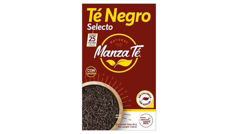 TE TE NEGRO MCCOMICK 1 CAJA CON 25 SOBRES