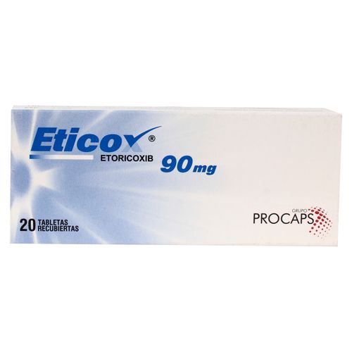 Eticox Rodim Etoricoxib 90 mg - 20 Tabletas Recubiertas