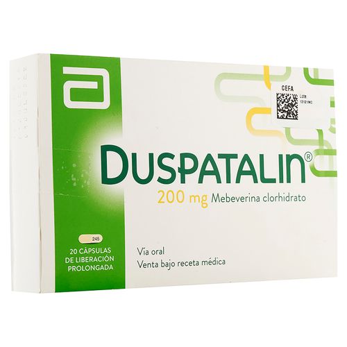 Duspatalin Abott Lab 200 mg - Precio indicado por Unidad