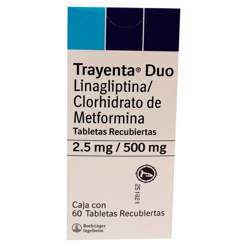 Trayenta Duo 2.5Mg-500Mg 60 Tab Recub