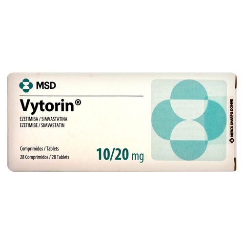 Vytorin Merck 10/20 Mg - 28 Comprimidos