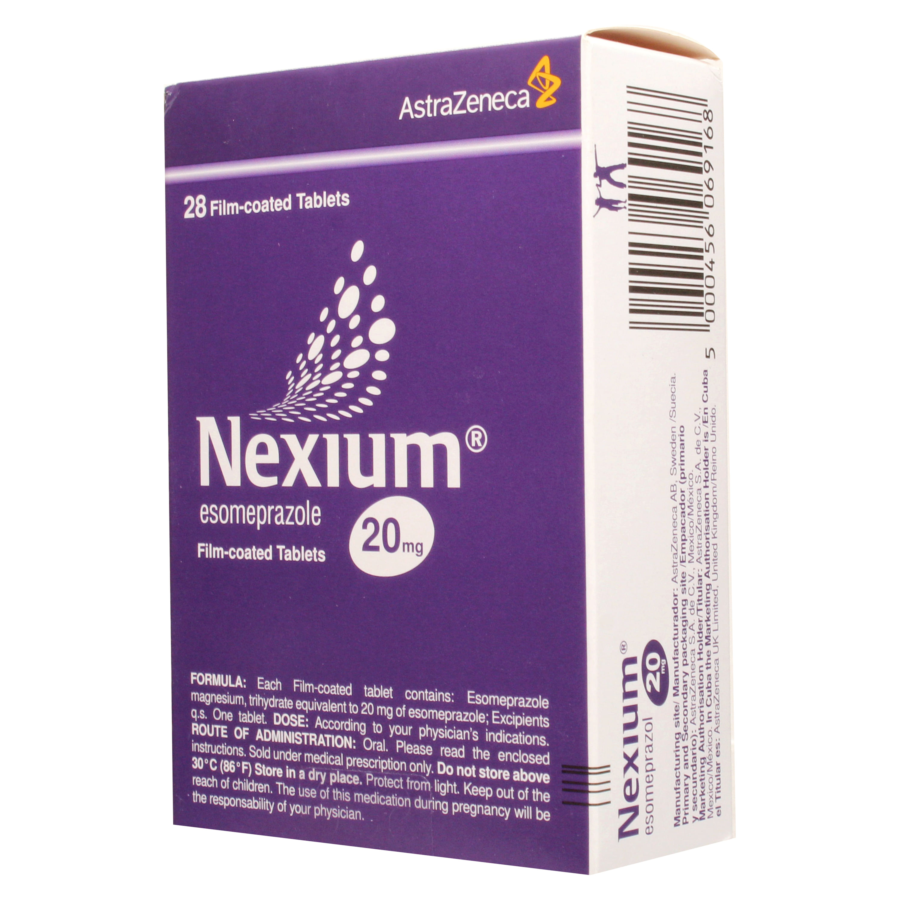 Comprar Nexium Astra Zeneca 20 Mg 28 Tabletas Walmart El Salvador