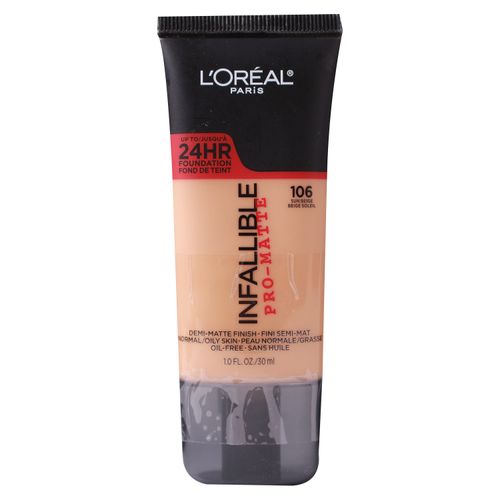 Maquillaje L´Oreal Infallible Pro Matte Natural Sun 106