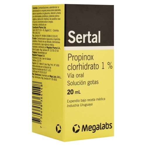 Gotas Sertal Roemmers 1% - 20 ml