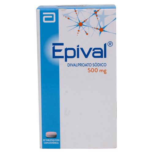 S-Epival 500 Mg 30 Tabletas