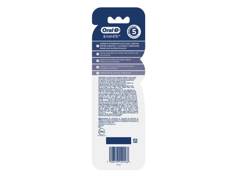 Cepillo-Dental-Oral-B-Advanced-3D-White-Medio-2-Unidades-2-15716