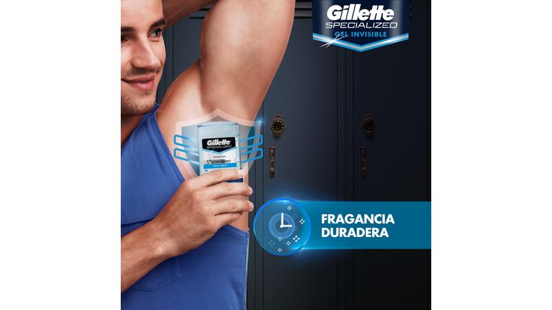 Antitranspirante Gillette Clear Gel 82g - Justo Súper a Domicilio