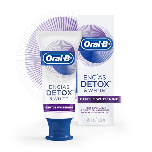 Pasta Dental Oral-B Encías Detox Gentle Whitening - 75 ml
