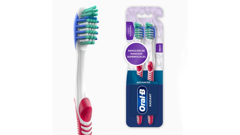 Comprar Cepillo Dental Oral-B Advanced 3D White Medio - 2 Unidades
