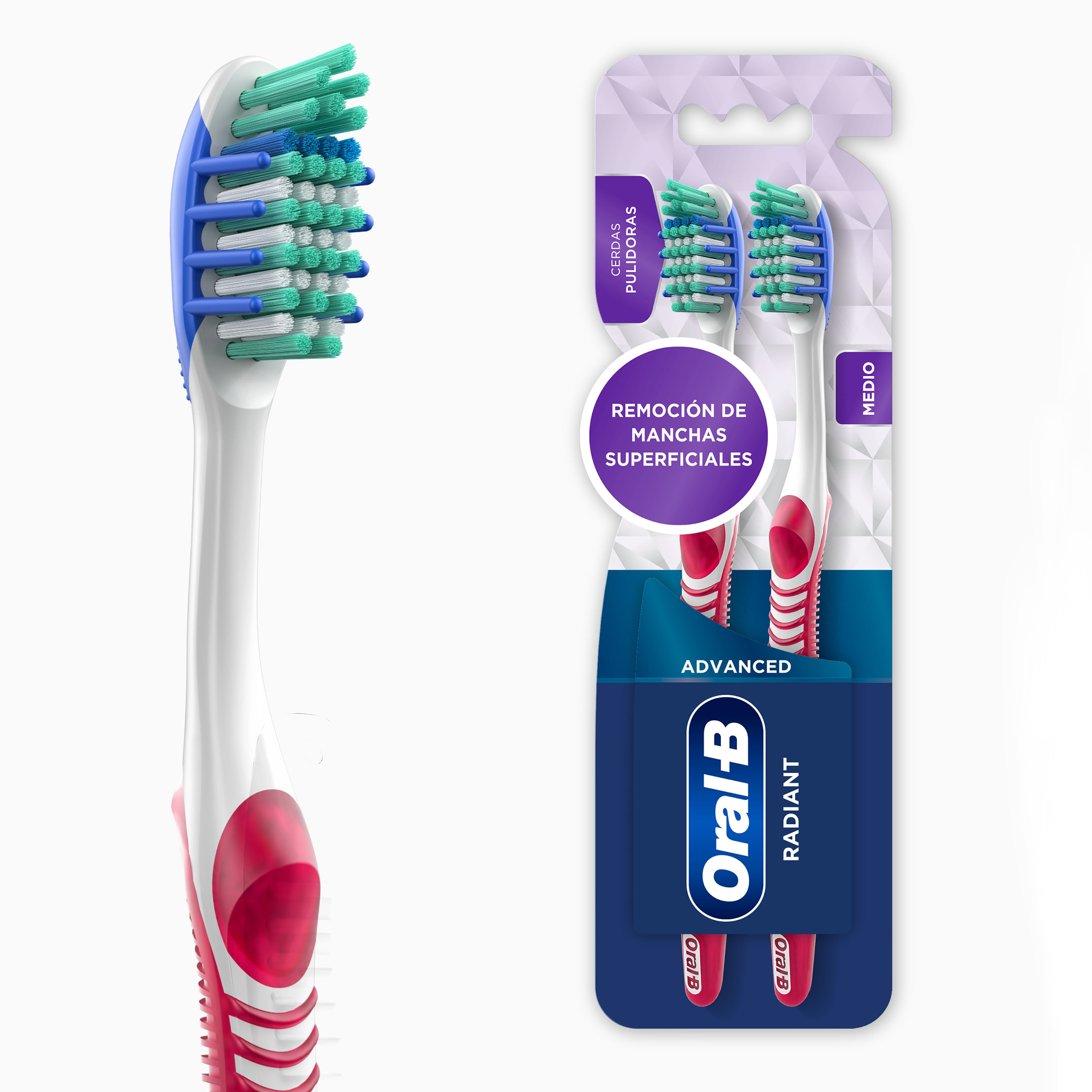 Oral B Pack de 2 Cepillos 3DWhite, EB18, Cabezales de Recambio para Cepillo  de Dientes Eléctrico Recargable - Cepillos de dientes / Irrigadores - Salud  y belleza