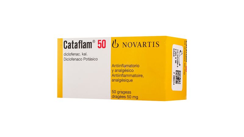 Comprar Cataflam Novartis 50 mg Precio indicado por Unidad