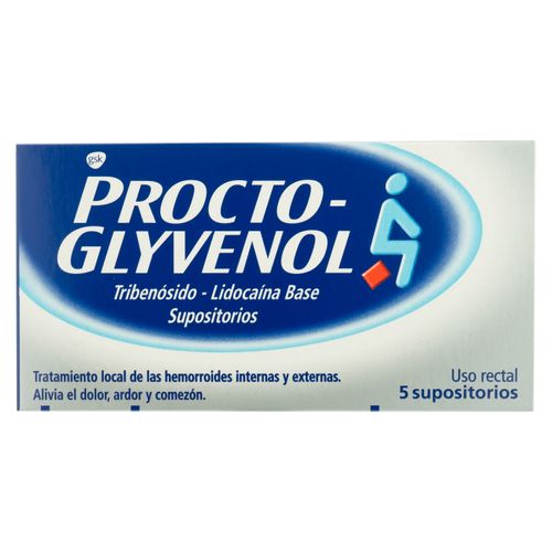 Procto Glyvenol 5 Supositorios