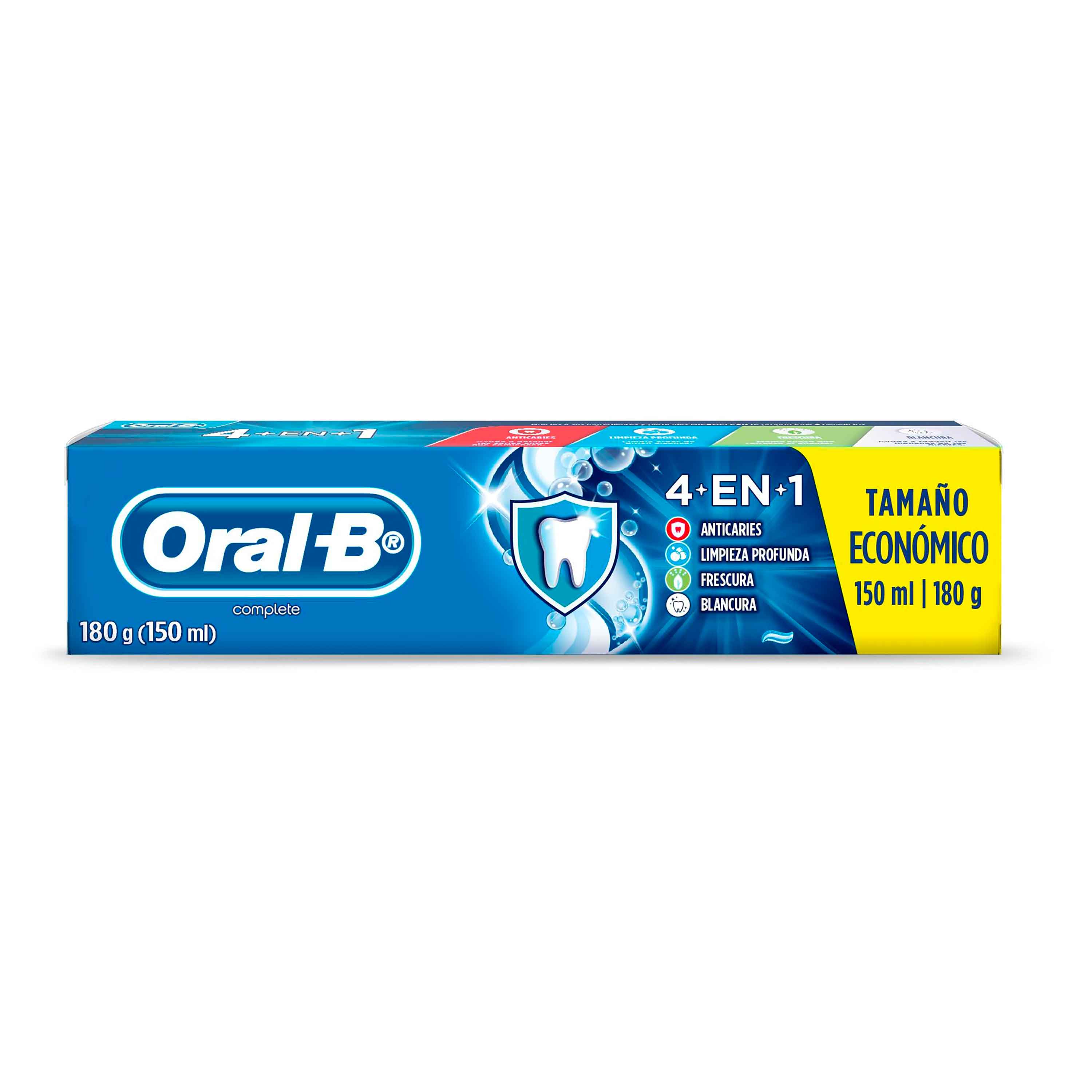 Comprar Pasta Dental Oral-B Complete 4En1 Con Flúor 150 Ml | Walmart El ...