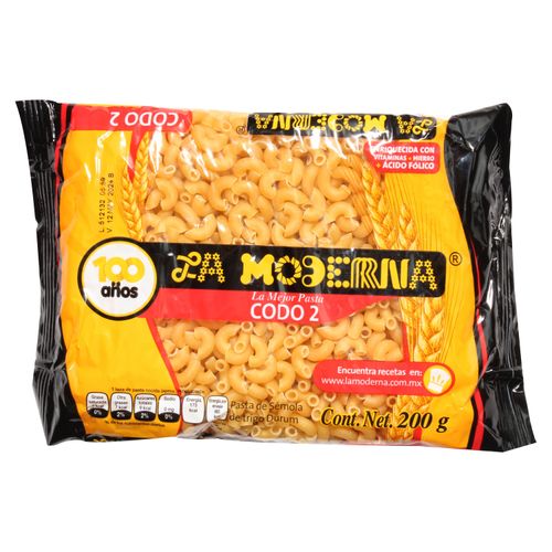 Pasta La Moderna Codo N2 200 g