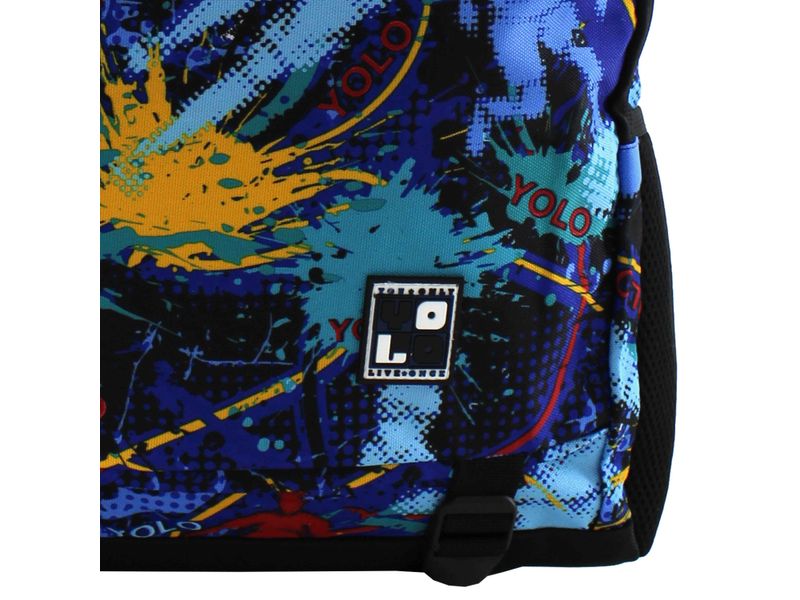 Mochila-Juvenil-Yolo-con-Malla-en-los-Laterales-para-llevar-Botella-Estampados-Surtido-Color-Azul-2-29105