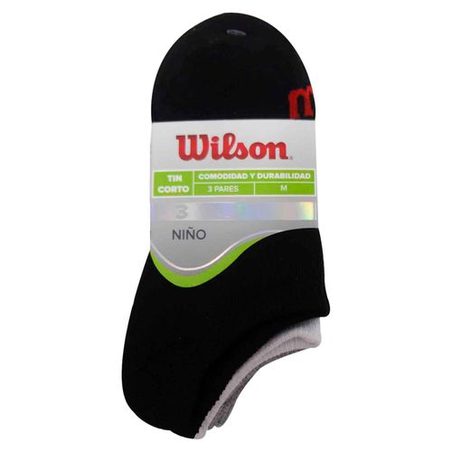 Pack 3 Medias Tin Wilson Niño Multicolor Med Sin Felpa B6996