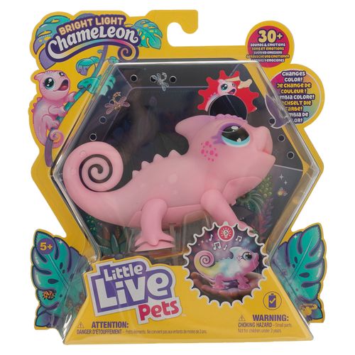 Juguete Little Live Pets Camaleon Rosa S2