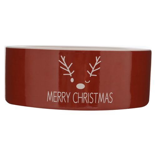 Plato Olroy Perro Navidad Ceramic Venado