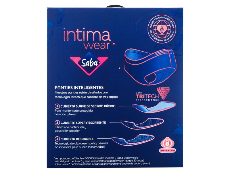 Comprar Bikini Saba Intima Wear Negro Talla M 1unidad Walmart El Salvador 