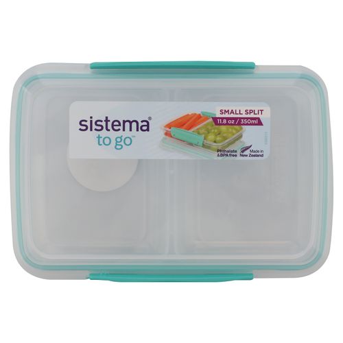 Recipiente Hermético Con 2 Divisiones Sistema Plastics Togo - 350 ml