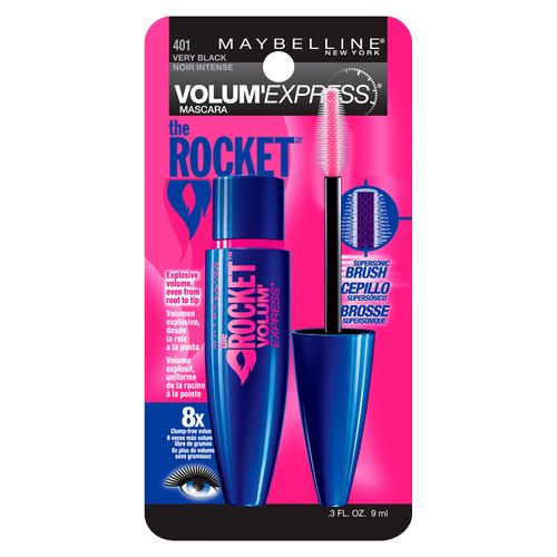 Mascara De Pestaña Maybelline The Rocket Very Black