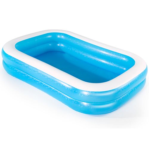 Piscina inflable Play Day rectangular modelo:54006A con capacidad de 206 galones - 2.62 m x175 cm x 51cm