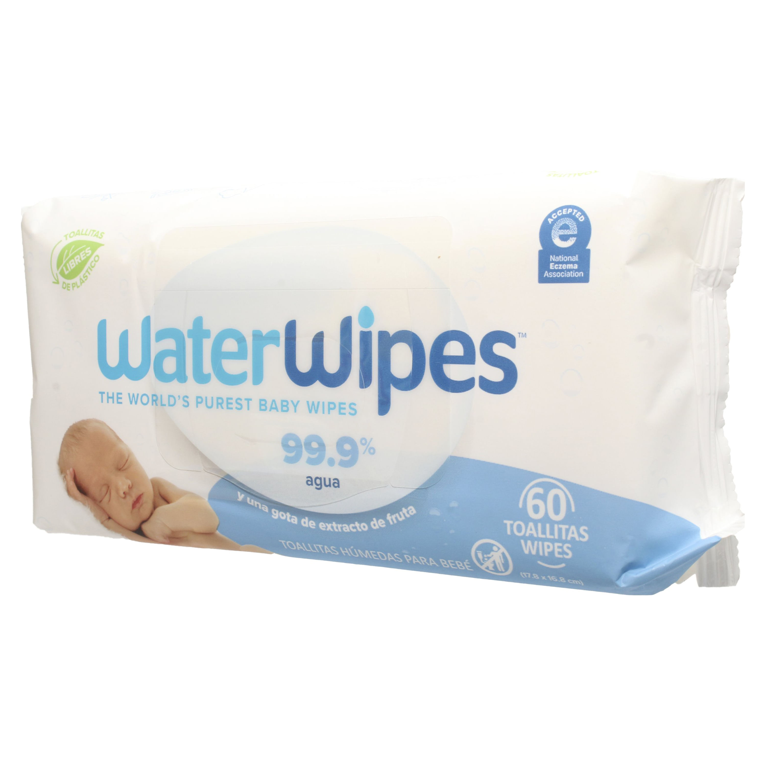 Toallitas Húmedas para Bebés WaterWipes, 852401006026, Blanco, 1, 12