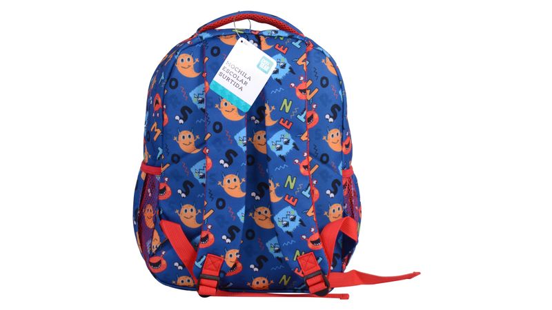 Mochila parche happy surtidas - Librería El Duende