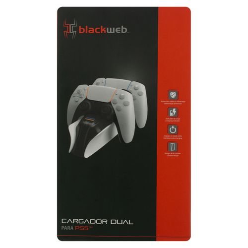 Cargador Blackweb Doble Para PlayStation5