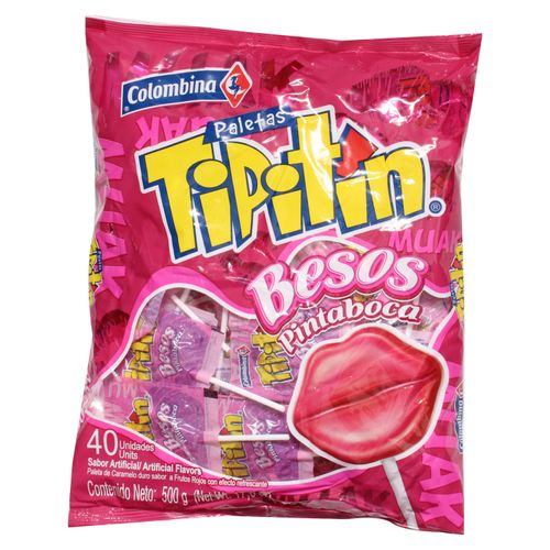 Paleta Colombina Tipitin Besos - 500 g