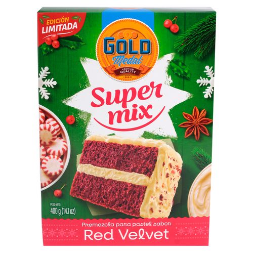 Super Mix Vainilla Red Velvet 16X400 g