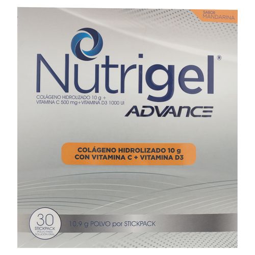 Nutrigel Advance Mandarina 30 Sobres