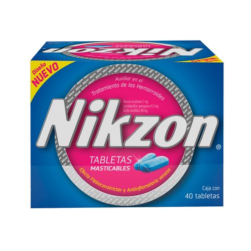 Tabletas masticables Nikzon - 40 Uds