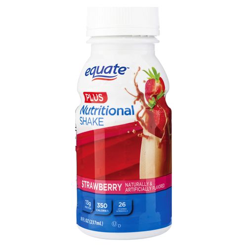 Complemento Equate Plus Sabor A Strawberry - 237 ml