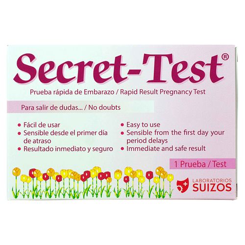 Secret Test Embarazo 1 Und
