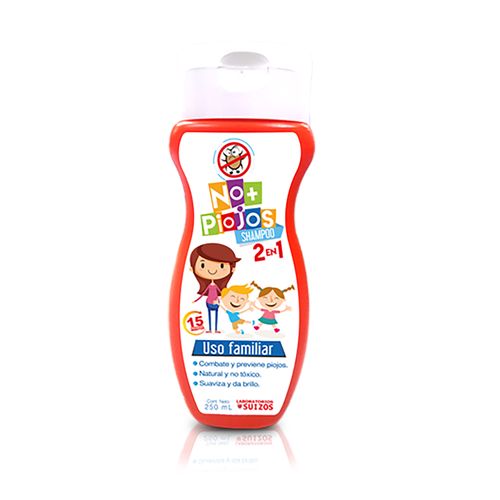 Piojos Lab Suizos Shampoo 2 En 1 250 ml