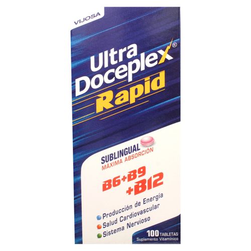 Ultra Doceplex Rapid 100 Tabletas