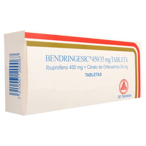 S-Bendringesic 450/35Mg 30 Tabletas