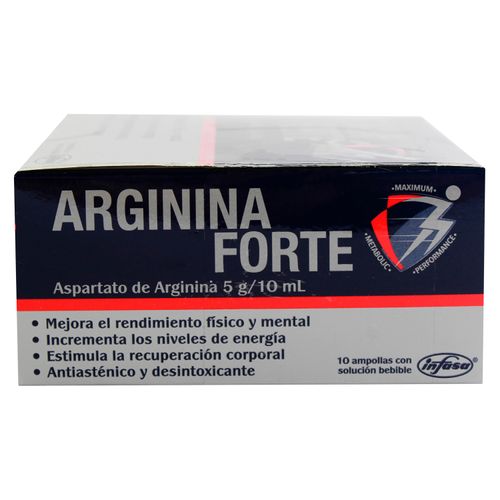 Ampollas Infasa Arginina Forte Bebibles - 100 ml