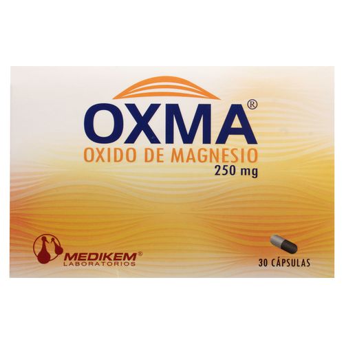 Oxma 250Mg Suplemento Nutricional 30Cap