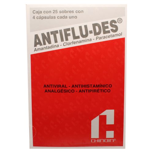 S-Antifludes 25 Sobres 4 Tab Dispensador