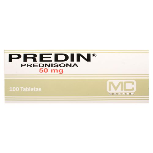 S Predin Prednisona 50Mg 100Tabletas