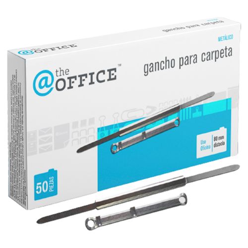 Fastener Metalico Theoffice 8 cm- 50 Piezas