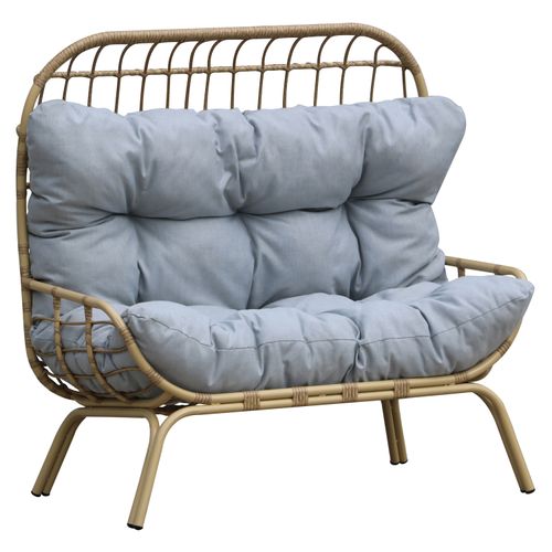 Banca Tipo Nido Con Patas Marca Mainstays, Color Beige.