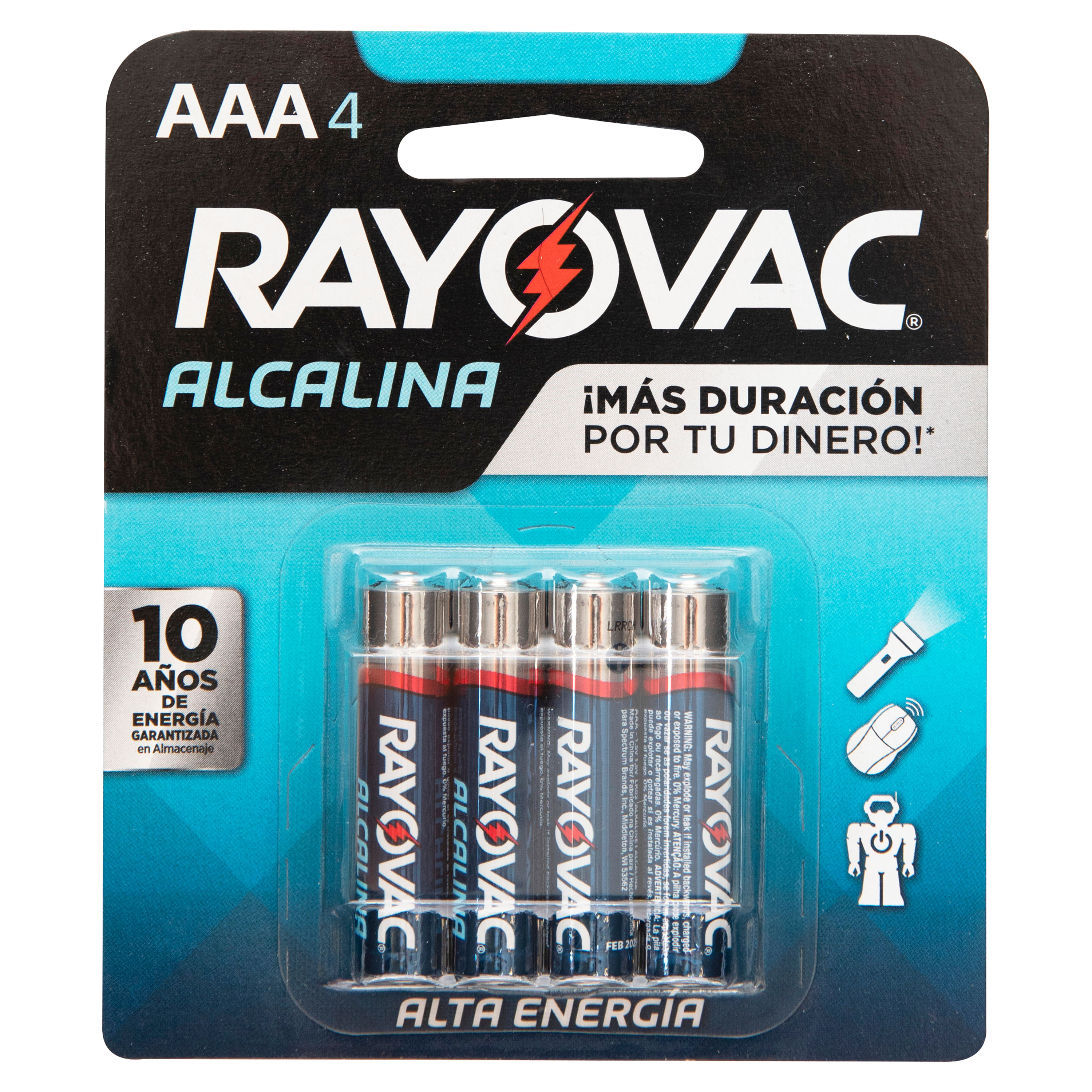 Comprar Bateria Energeizer Alcalina AAA 4 Pack