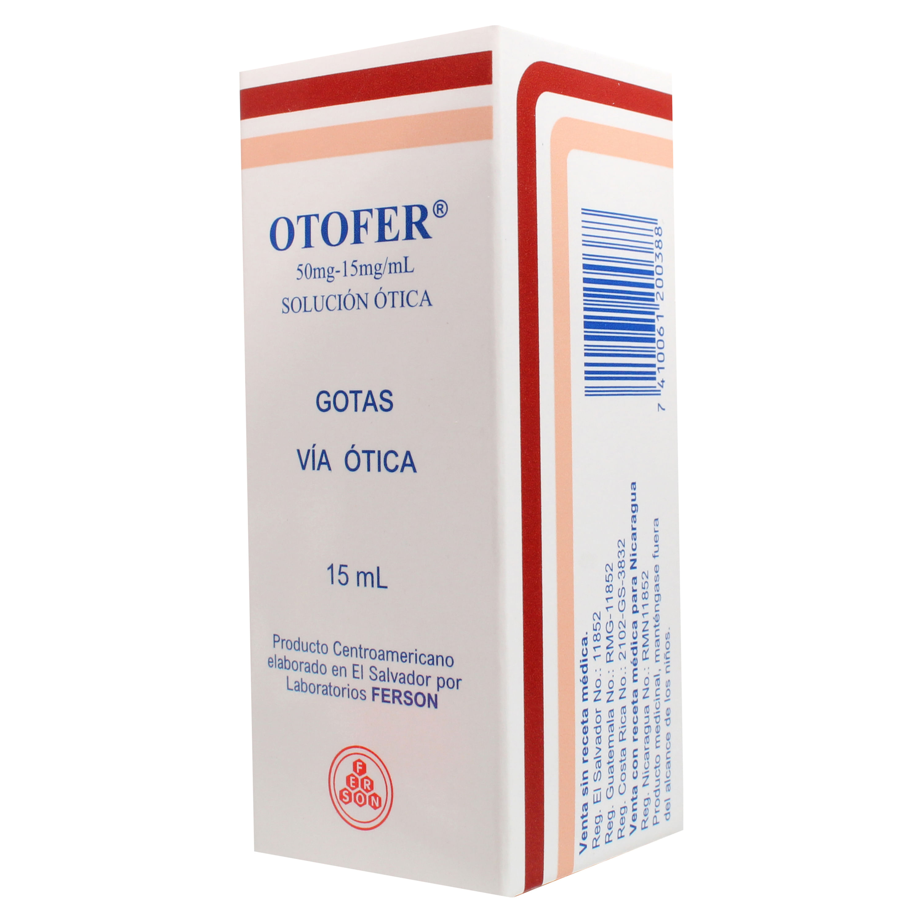 Comprar Solucion Otica Marca Ferson Otofer - 15 ml | Walmart El Salvador