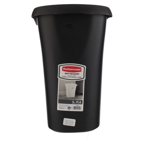 Basurero Rubbermaid Plastico Alta Calidad Negro