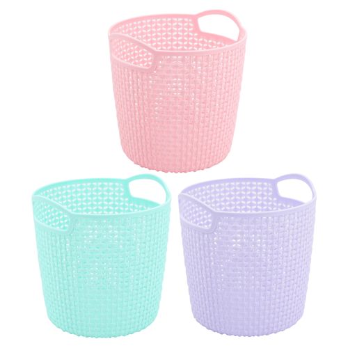 Cesta De Almacenamiento Mainstays, Plástica De Colores. Modelo:WD28999