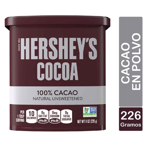 Cocoa Pastel Hersheys Natural 226 g